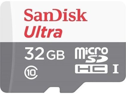 SanDisk Ultra 32GB microSDHC / CL10 UHS-I / Rychlost až 100MB/s
