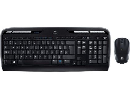 Logitech set klávesnice a myši MK330/ bezdrátový/ 2.4GHz/ USB přijímač/ US/ černý