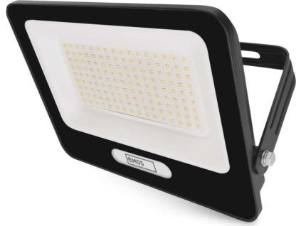 LED reflektor GLARO 100W, černý, IP65, 10000 lm, neutrální bílá