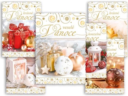 pohlednice vánoční 151 E výsek+UV+glitr 1240793