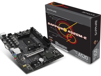 SAPPHIRE A520M-E/AM4/mATX