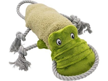 Krokodýl pískací, plyšová hračka pro psy 34 cm, HipHop Dog