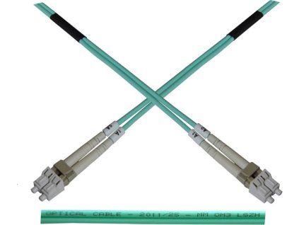 optix lc lc opticky patch cord 50 125 20m duplex om3 ies10414