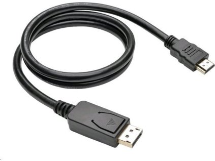 Kabel C-TECH DisplayPort/HDMI, 3m, černý