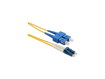 Patch kabel 9/125 LCupc/SCupc SM OS 5m duplex