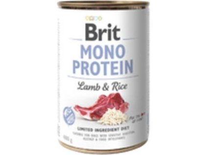 Konzerva Brit Mono Protein Lamb & Rice 400g
