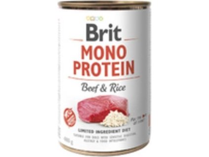 Konzerva Brit Mono Protein Beef & Rice 400g