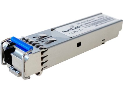 MaxLink 1.25G SFP optický modul, WDM(BiDi), SM, Tx 1310/Rx1550nm, 3km, průmyslový -40C+85C, 1xLC,DDM