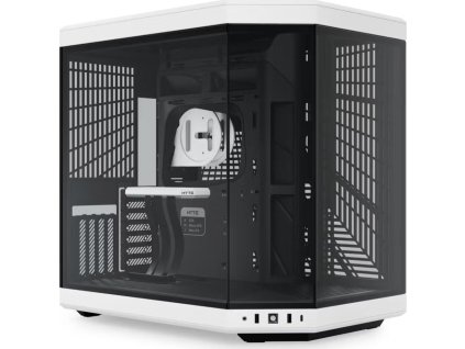 HYTE skříň Y70 Panda / levé a přední sklo / Riser PCIe 4.0 / bez zdroje / 1x USB-C / 2x USB-A