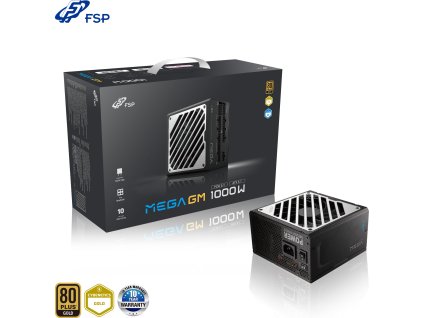 FSP MEGA GM/1000W/ATX 3.1/80PLUS Gold/Modular/Retail