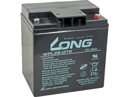 LONG baterie 12V 28Ah M5 LongLife 12 let (WPL28-12TN)