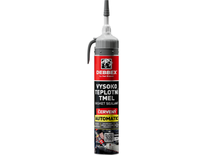 Vysokoteplotni tmel Gasket Sealant cerveny AUTOMATIC debbex by den braven web v3