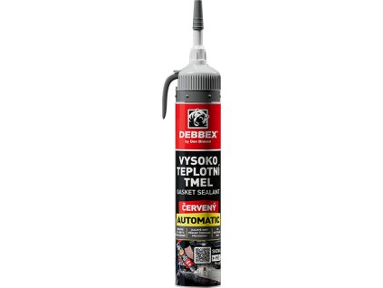 Vysokoteplotní tmel Gasket Sealant červený AUTOMATIC 200 ml kartuše AUTOMATIC červená