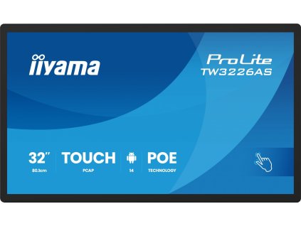32" iiyama TW3226AS-B3P:VA,FHD,Android,POE