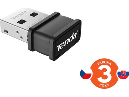 Tenda W311MIv6 AX300 WiFi 6 USB Nano Adapter, 286 Mb/s, 802.11ax/b/g/n, Soft AP, Win 7/10/11, Linux