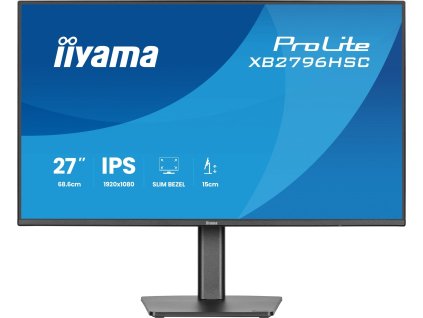 iiyama ProLite/XB2796HSC-B1/27"/IPS/FHD/144Hz/3ms/Černá/3R