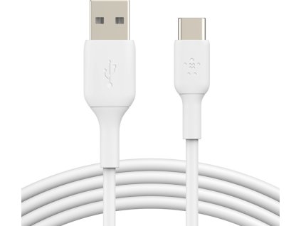 BELKIN kabel USB-C - USB-A, 1m, bílý