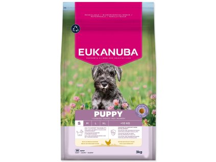 Krmivo EUKANUBA Puppy Small rich in fresh chicken 3kg