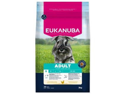 Krmivo EUKANUBA Adult Small breed rich in fresh chicken 3kg