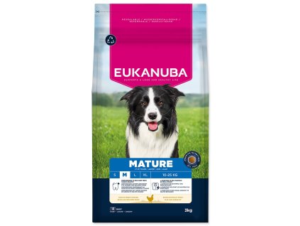 Krmivo EUKANUBA Mature Medium rich in fresh chicken 3kg