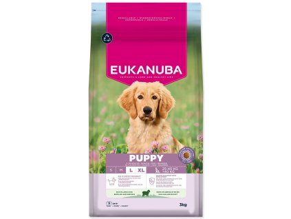 Krmivo EUKANUBA Puppy Large rich in lamb 3kg