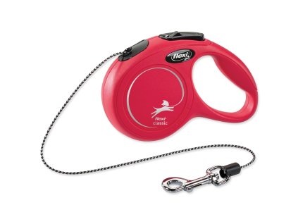 Vodítko Flexi Classic New lanko XS červené 3m