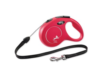 Vodítko Flexi Classic New lanko S červené 8m