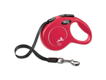 Vodítko Flexi Classic New páska XS červené 3m