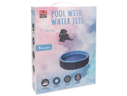 Bazének Dog Fantasy s vodními tryskami 80x20xm