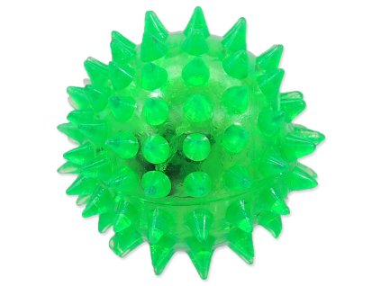 Hračka Dog Fantasy míček LED zelený 5cm