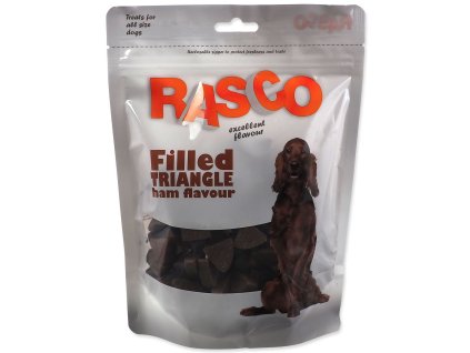 Pochoutka Rasco plněný trojúhelníček šunková příchuť 2,2cm 450g