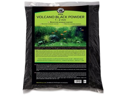 Substrát Rataj Volcano Black Powder 8ll