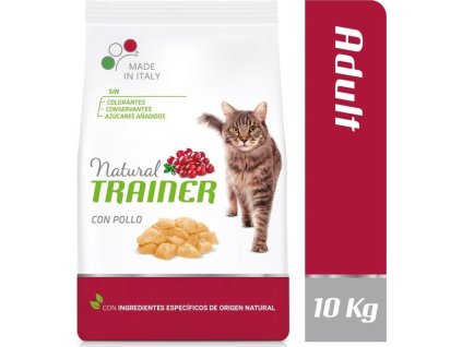 TRAINER Natural Cat Adult kuřecí 10kg