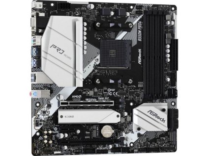 ASRock B550M Pro4 / AMD B550 / AM4 / 4x DDR4 DIMM / VGA / HDMI / DP / 2x M.2 / USB-C / mATX