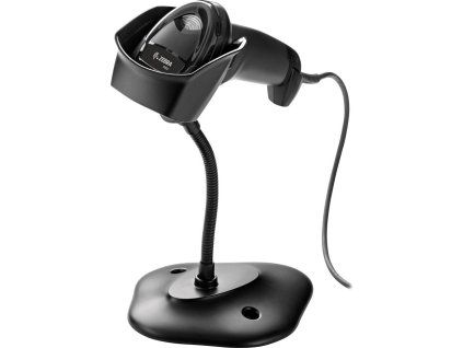 ZEBRA Ruční čtečka čárových kódů DS2208-SR / 1D/2D / BLACK (WITH STAND)/USB KIT