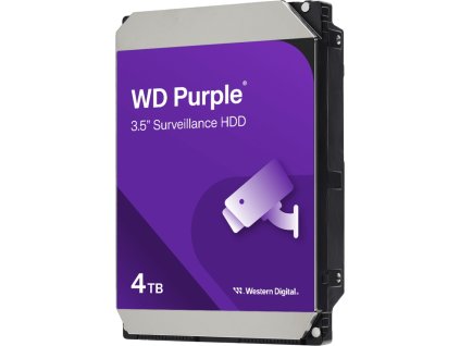 WD PURPLE 4TB / WD44PURZ / SATA III / Interní 3,5"/ 128MB