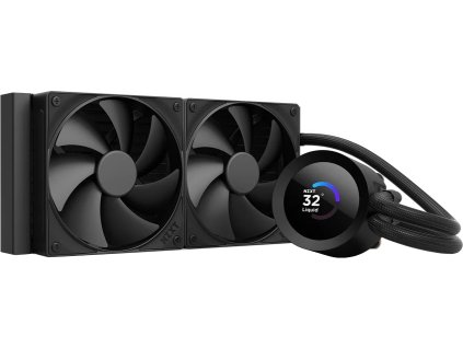 NZXT vodní chladič Kraken 240 / 2x120mm fan / 4-pin PWM / LCD disp. / 6 let