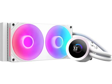 NZXT vodní chladič Kraken 240 / 2x120mm fan / 4-pin PWM / LCD disp. / 6 let