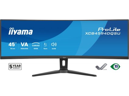 iiyama ProLite/XCB4594DQSU-B1/44,5"/VA/DQHD/75Hz/2ms/Černá/3R