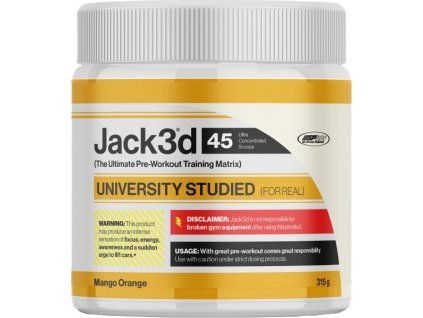 USP Labs Jack3d (Varianta mango-pomeranč, 315 g)