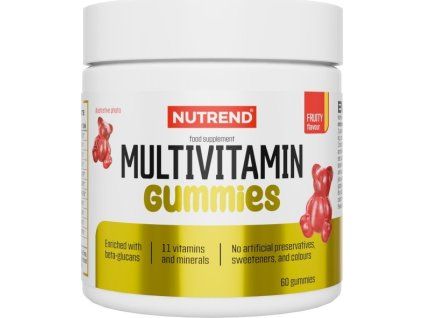 Nutrend Multivitamin Gummies (Varianta ovocná, 60 želé)