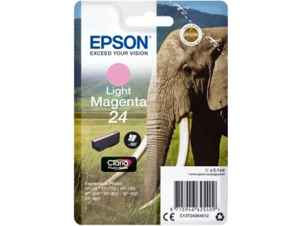 Epson Singlepack Light Magenta 24 Claira Photo Ink