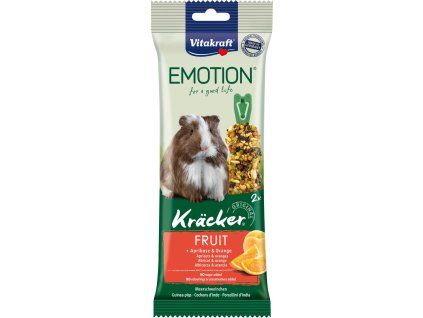 Tyčinky Vitakraft Emotion Kracker morče, s ovocem 2ks
