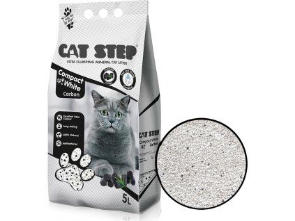 Cat Step Compact White Carbon 5l