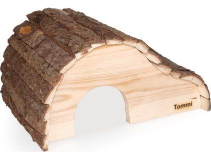 Tommi - domek pro hlodavce s kůrou