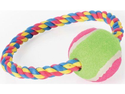 Bavlněný kruh s tenisákem, 16cm