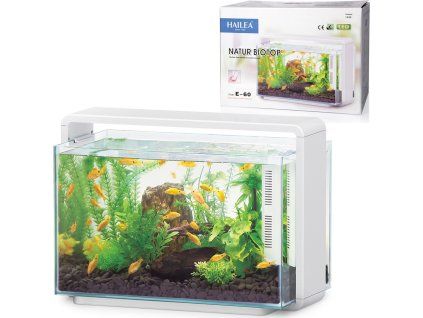 Natur Biotop akvárium E-60, bílé