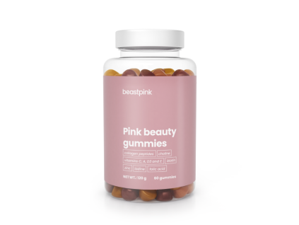 pink beauty gummies 60 gummies beastpink