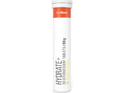 Hydrate+ šumivý - GymBeam (Tablety 20 tab.)