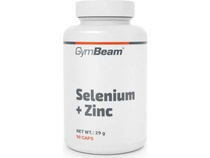 selenium zinc 90 caps gymbeam 1